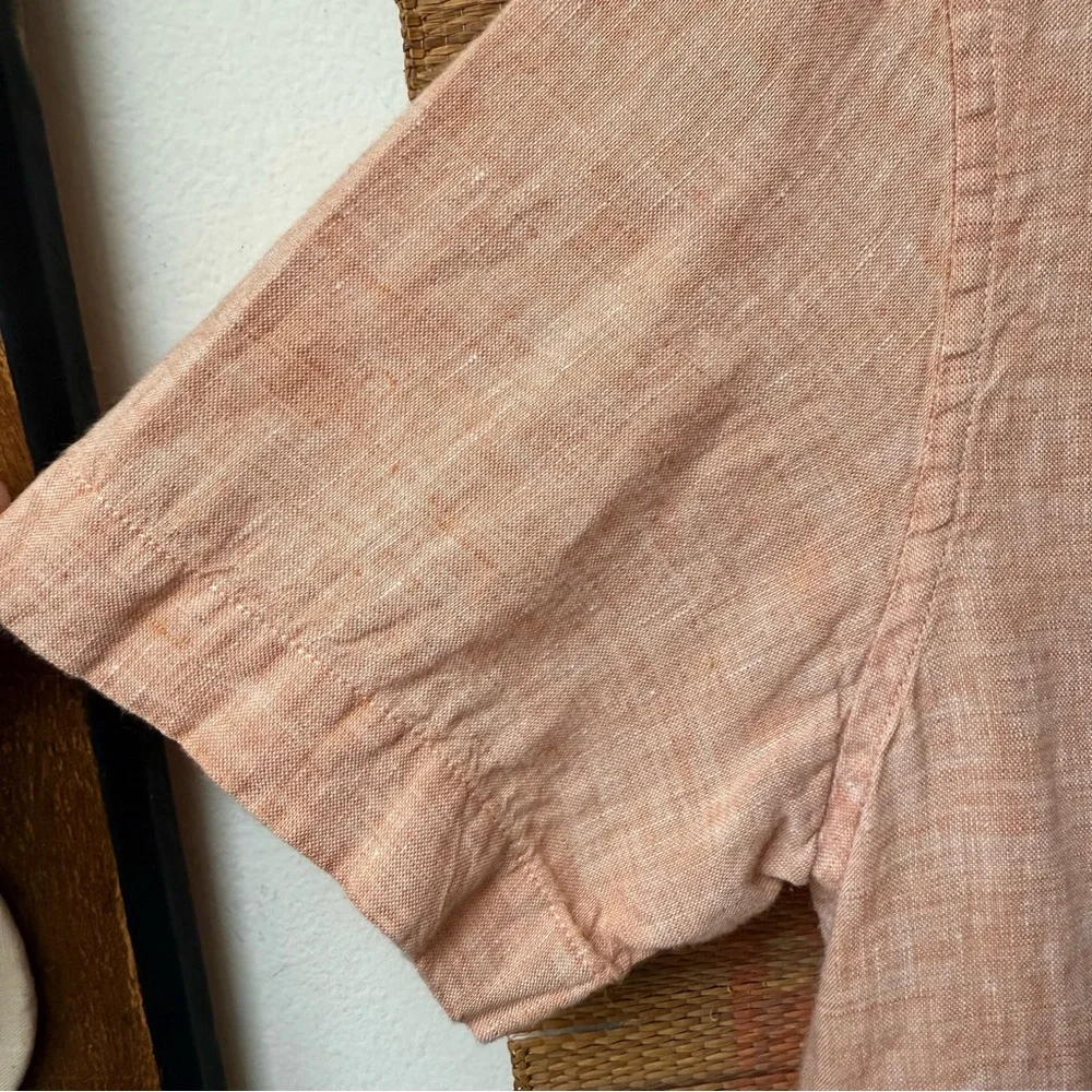 Banana Republic Linen Camden Button Up Shirt